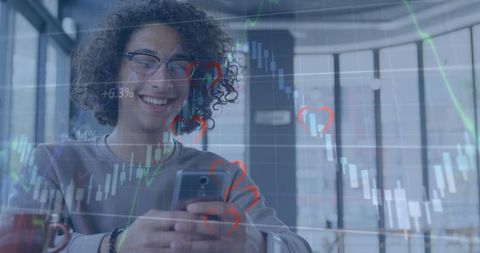 Innovative Entrepreneur Optimistically Trusts Digital Market Trends