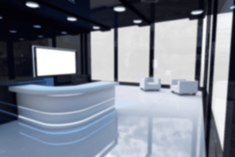 modern transparent lobby interior with reception - Download Free Stock Videos Pikwizard.com