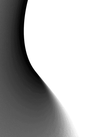 Abstract transparent black shape with copy space background