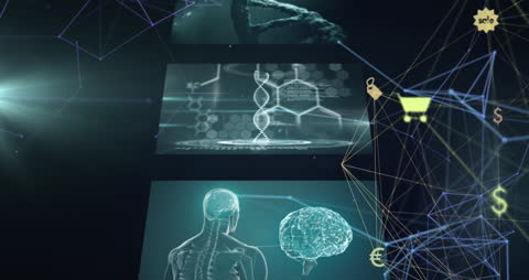 Futuristic Virtual Network of Data Processing with Abstract Elements