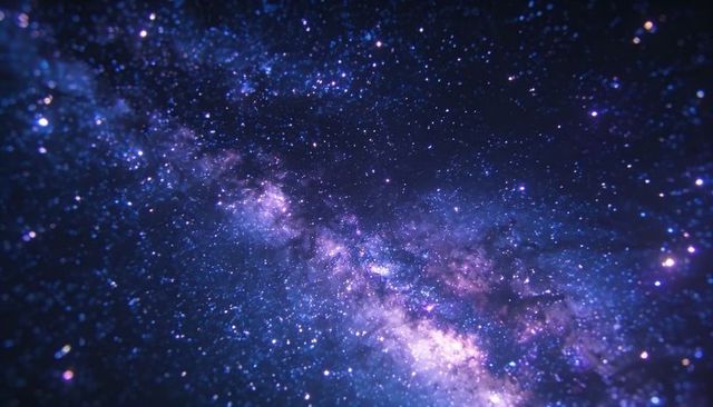 Luminous Milky Way Stretching Across Space with Vibrant Galactic Core and Nebula