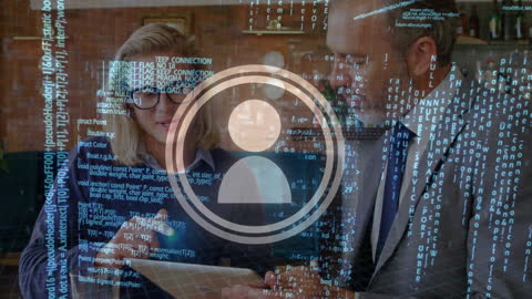 Digital Data Analysis Concept with Diverse Business Professionals