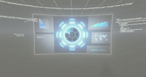 Cutting-Edge Digital Interface with Global Data Visualization - Download Free Stock Images Pikwizard.com