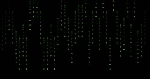 Green Binary Code Streaming on Black Background, Energy of Data Flow - Download Free Stock Images Pikwizard.com