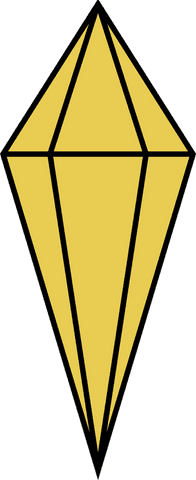 yellow faceted prism with transparent background in flat design - Download Free Stock Videos Pikwizard.com