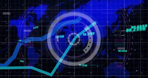 Global Data Analytics Concept with Digital Interface - Download Free Stock Images Pikwizard.com