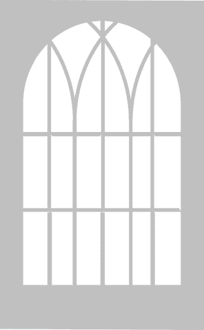 gothic arched window tracery on transparent background - Download Free Stock Videos Pikwizard.com