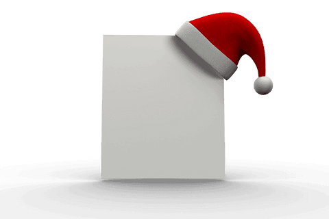 transparent poster with santa hat great for holiday promotions - Download Free Stock Videos Pikwizard.com