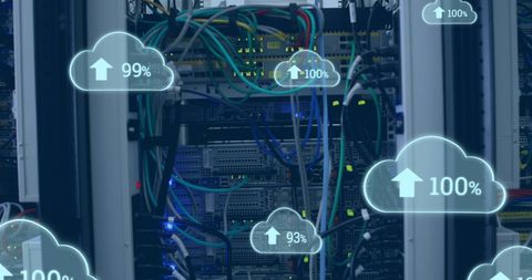 Cloud Computing Modern Technology Server Data Center - Download Free Stock Images Pikwizard.com