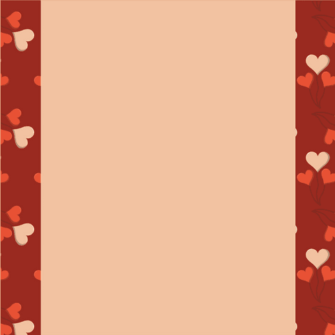 Beige Card with Red and Beige Hearts on Transparent Background - Download Free Stock Videos Pikwizard.com