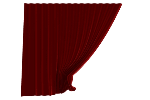 close-up transparent red folded curtain hanging smoothly - Download Free Stock Videos Pikwizard.com