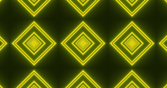 Seamless Glowing Yellow Diamond Patterns Background - Download Free Stock Images Pikwizard.com