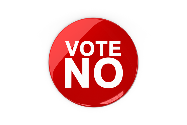 Red Vote No Button Illustration on Transparent Background - Download Free Stock Videos Pikwizard.com