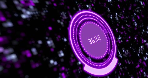 Futuristic Digital Scope Interface with Scanning Effect - Download Free Stock Images Pikwizard.com