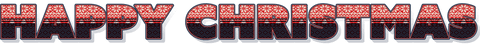 Transparent Happy Christmas Text with Festive Traditional Pattern - Download Free Stock Videos Pikwizard.com