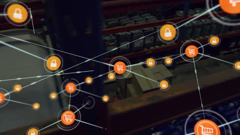 Digital Network Innovations in Modern Logistics Warehouse