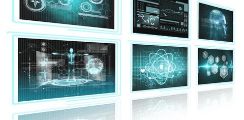 Futuristic Digital Interfaces on Transparent Background Vector Set - Download Free Stock Videos Pikwizard.com