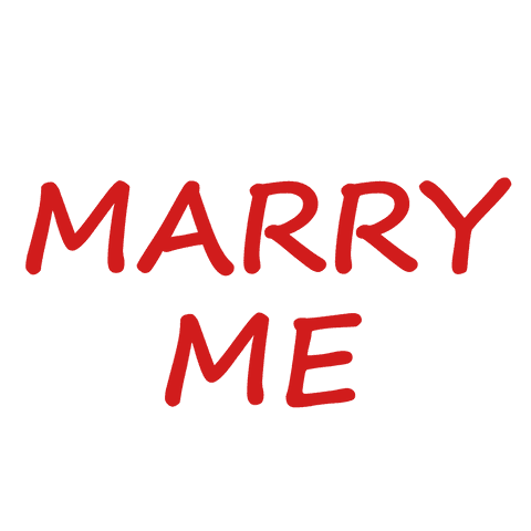marry me proposal text on transparent background - Download Free Stock Videos Pikwizard.com