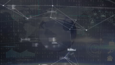 Global Networking Concept with Digital Connections