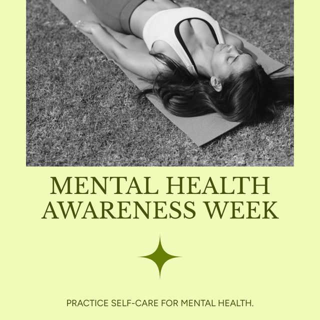 Ideal for promoting mental health awareness campaigns, wellness blogs, and mindfulness events. Highlights the importance of self-care and relaxation practices. Use in articles discussing mental well-being, posters for awareness weeks, or social media content encouraging holistic health approaches.