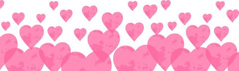 Playful Pink Hearts Pattern on Transparent Background for Romantic Design - Download Free Stock Videos Pikwizard.com