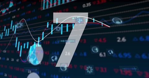 stock market countdown with trading indicators and charts - Download Free Stock Images Pikwizard.com