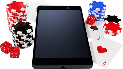 transparent smartphone with casino chips and cards for online gaming - Download Free Stock Videos Pikwizard.com