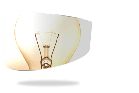 curved screen with lightbulb illustration, transparent background - Download Free Stock Videos Pikwizard.com