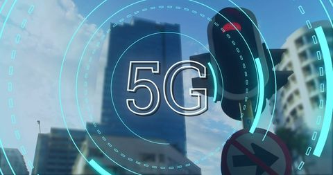5G Technology Futuristic Digital Innovation Concept - Download Free Stock Images Pikwizard.com