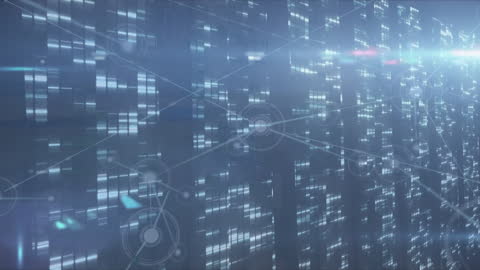 Digital Network Connections with Abstract Data Visualization