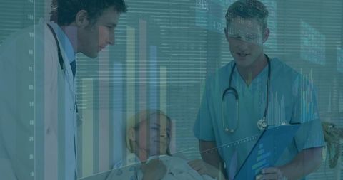 Hospital Team Discussing Patient's Newborn Care Planning