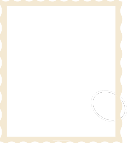 elegant scalloped beige border with transparent background - Download Free Stock Videos Pikwizard.com