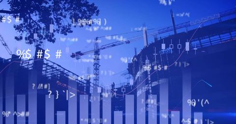 Digital Data Overlay with City Construction Site