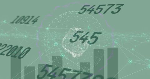 Global Finance Interface with Dynamic Data Scanning - Download Free Stock Images Pikwizard.com