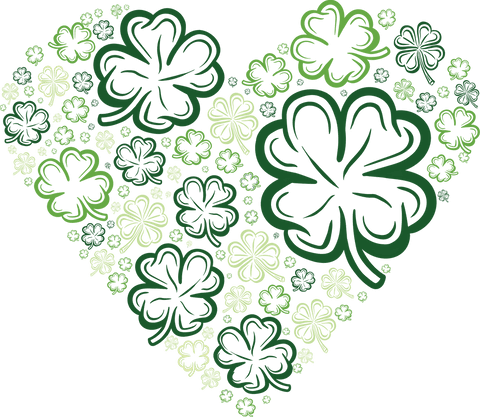 Transparent Heart Arrangement of Clover Leaves for Love and Valentine's Themes - Download Free Stock Videos Pikwizard.com