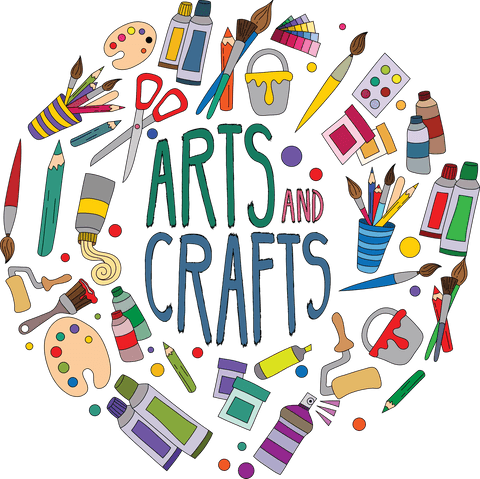 Colorful Arts and Crafts Supplies on Transparent Background - Download Free Stock Videos Pikwizard.com