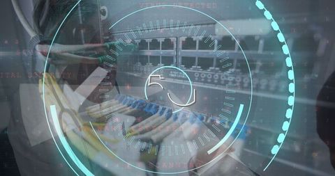 Holographic hud display overlaying network equipment