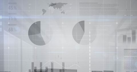 Abstract Business Data Analysis in Digital Interface - Download Free Stock Images Pikwizard.com