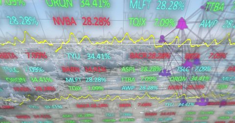 Global Finance Concept with Stock Market Overlay and Network - Download Free Stock Images Pikwizard.com