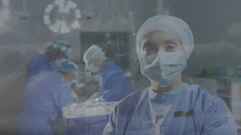 Advanced Surgery with Digital Technology Integration Concept