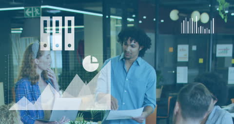 Team Collaboration with Digital Data Visualization