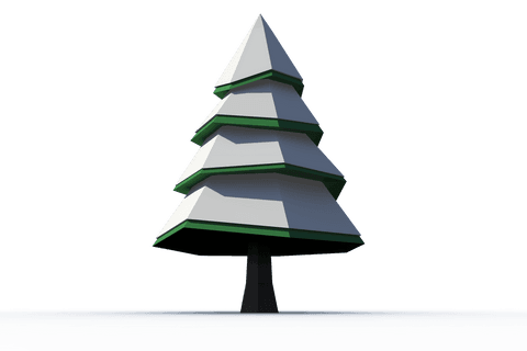 digital christmas tree graphic on transparent background - Download Free Stock Videos Pikwizard.com