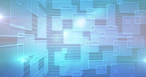 Futuristic Technology Background with Digital Binary Code - Download Free Stock Images Pikwizard.com