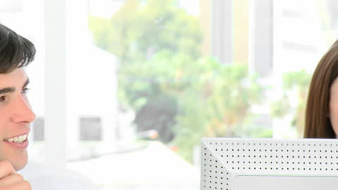 Business Professional Engaging in Phone Call at Modern Office