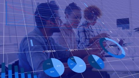 Colleagues Discussing Data Analytics and Business Trends