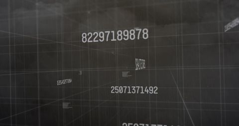 Dynamic Data Visualization with Numbers and Light Trails - Download Free Stock Images Pikwizard.com