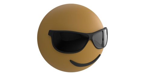 Cool Emoji with Sunglasses Nod - Download Free Stock Images Pikwizard.com