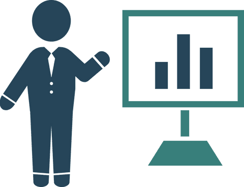 transparent businessperson icon displaying data on board - Download Free Stock Videos Pikwizard.com