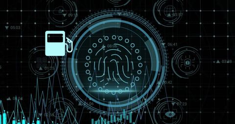 Futuristic Digital Biometrics Authentication - Download Free Stock Images Pikwizard.com