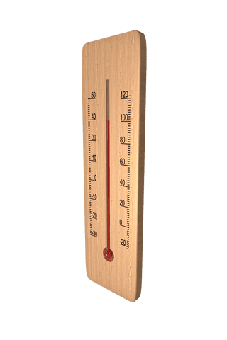 wooden thermometer on transparent background ideal for designs - Download Free Stock Videos Pikwizard.com